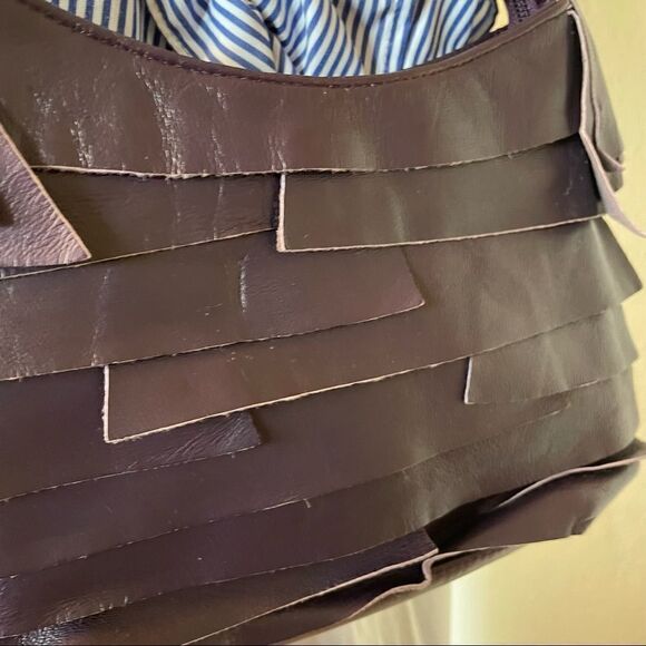 Yvos St Laurent inspired bag in violet by Paradox - Picture 3 of 10